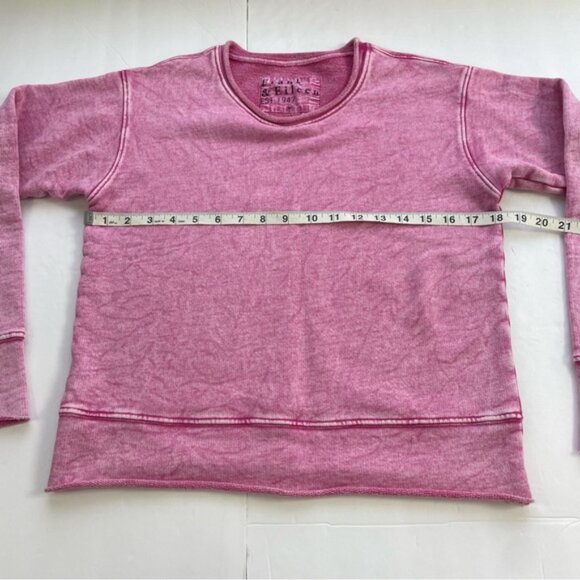 Frank & Eileen James Boyfriend Crew Neck Sweatshirt in Mineral‎ Pink - Picture 11 of 12